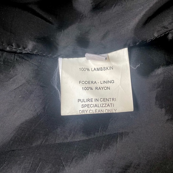 July 4 Bloomingdale’s Men’s Size50 XL 100% Lambskin Premium Genuine BlackLeather - Picture 13 of 16